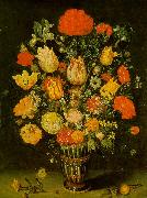 BOSSCHAERT, Ambrosius the Elder Still-Life of Flowers f oil painting artist
